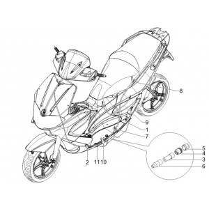 Gilera Runner 50 SP 2010-2017 transmisje