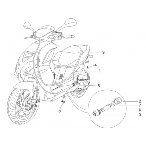 Skrzynie biegów Piaggio NRG Moc DD 2007-2017