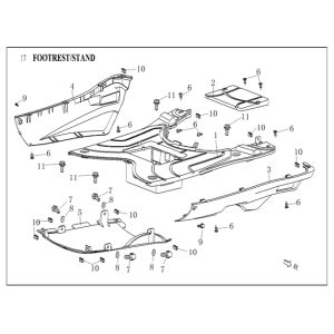 Deska do biegania czarna matowa Agm Vx50 plus