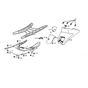 Stepboard Sym Jet Euro-X 2-suwowy