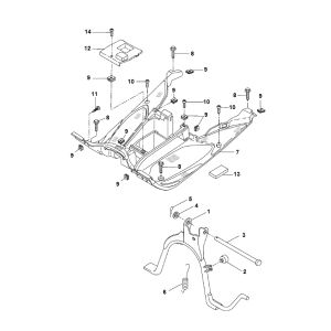 Płyta do biegania Yamaha Aerox 2-suwowa