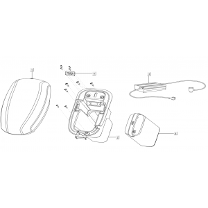 Bateria - Siodełko Niu U Series