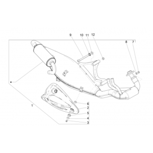 Wydech Piaggio NRG Power 50 2-suwowy LC Euro 4
