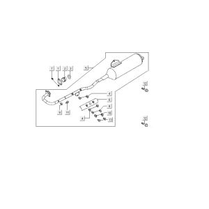 Wydech Kymco MXU 150