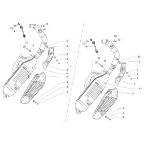 Piaggio Liberty 125 4-suwowy 3V IE ABS wydech (IGET Euro 5)