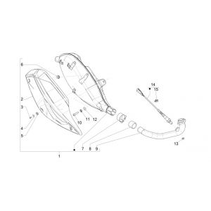 Piaggio MP3 300 HPE /300 HPE SPORT E5 ABS 2020-2022 wydech (EMEA)