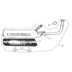 Wydech China GT czarny