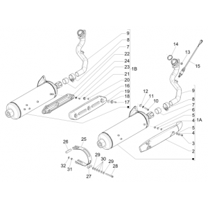 Wydech MP3 500 LT Sport 2014-2016