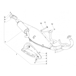 Wydech Piaggio Zip 50 SP 2006-2013