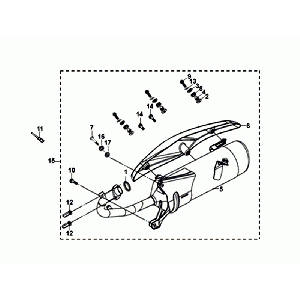 Wydech Sym Mio 50I