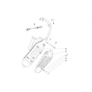 Wydech Vespa Primavera 4-suwowy 3-zawór (euro4 wtrysku iget)