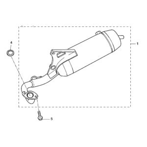Wydech Yamaha Aerox 2-suwowy