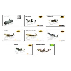 Wydech Beta Ark-k AC srebrny 2-suwowy-partsproduct-Uitlaten-Beta-Ark-k-AC-zilver-2-takt