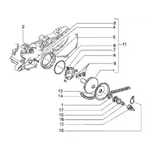 Wariator Gilera Runner 180cc FXR 2-suwowy