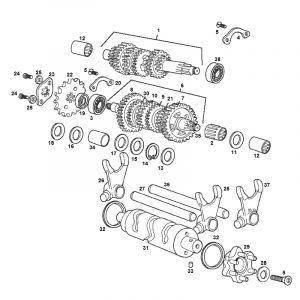 Gear Senda R stary model