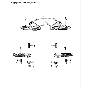 Podnóżek Peugeot Speedfight 4 LC czarny