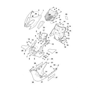 Przedni Yamaha Aerox 2-suwowy