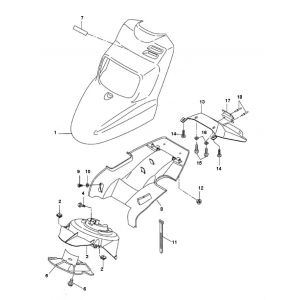 Pokrowce przednie Yamaha Bw 2-suwowe