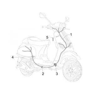 Wiązka przewodów Vespa S 2-suwowy
