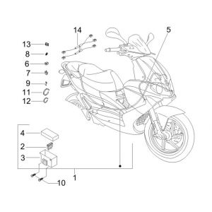 Główna grupa kabli Gilera Runner 200cc VXR 4-suwowy 2006
