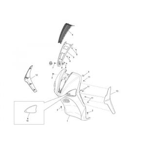 Przedni Piaggio Liberty 4-suwowy