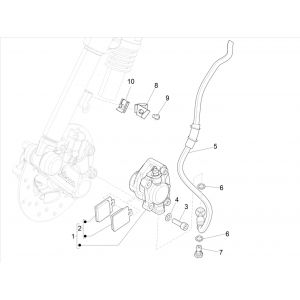 Hamulec przedni Vespa Elettrica 25/MH SCH E5 2021 (EMEA) 