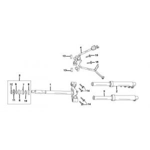 Widelec przedni Znen ZN50QT-11 4-suwowy