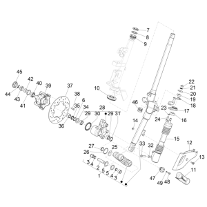 Vespa Elektrica 45KM/H E5 2012 napęd na przednie koła (EMEA)