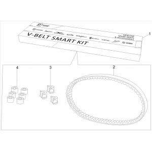 Liberty 125 IGET 4T 3V IE E4 Zestaw paska ABS 2015 - 2019 (EMEA)