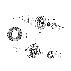 Felgi Peugeot Speedfight 3 LC czarne
