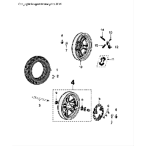 Felgi Peugeot Speedfight 4 LC czarne