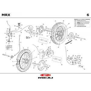 Koła Rieju MRX castrol 2001 2-suwowy