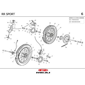 Koła Rieju RR sport czarne 2002 2-suwowe