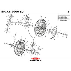 Koła Rieju Spike sportowe szary 2002 2-suwowy