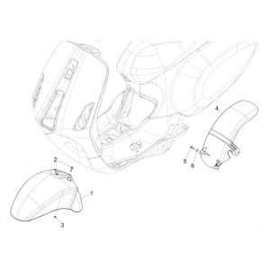 Przestrzeń koła - Fender Vespa Sprint 125 4T 3V ABS