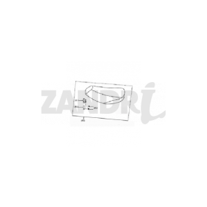 Siodelko Buddyseat Santini San Remo matowe antracyt