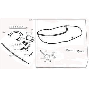 Siodelko Buddy Seat AGM VX50s pomarańczowy