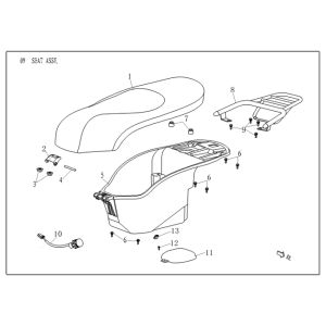 Siodło/siedzisko Agm Vx50 Plus