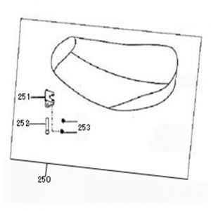 Siodło Buddyseat Chiny Flash /Pico