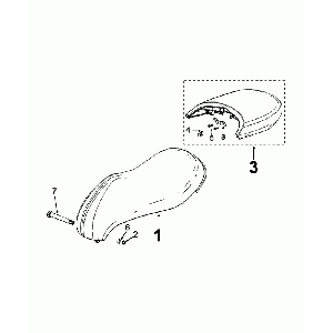 Siodło Peugeot Django Blue France Q1