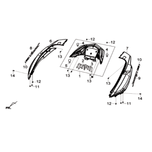 Sym Joymax 125I ABS posrebrzanie (S-7S)