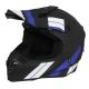 Crosshelm Vito Tivoli mat zwart / blauw wit
