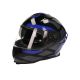 Kask pełny Vito Presto polysk niebieski/czarny/szary