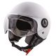 Kask odrzutowy Vito Loreto biały połysk