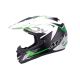 MT Steel dziecięcy motocross kask czarny/zielony