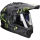 Kask adventure LS2 Pioneer II Crazy MX702 matowa czerń / fluorescencyjny żółty
