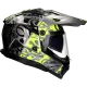 Kask adventure LS2 Pioneer II Rangi MX702 fluorescencyjny żółty