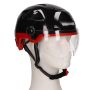 Kask Speed pedelec Vito E-light z błyszczącym czarno-czerwonym daszkiem