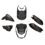 Zestaw owiewek Peugeot Kisbee czarny mat (od 2018) 6 elementów