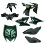 Zestaw owiewek Yamaha Aerox / MBK Nitro Zielony (do 2013) 8 elementów